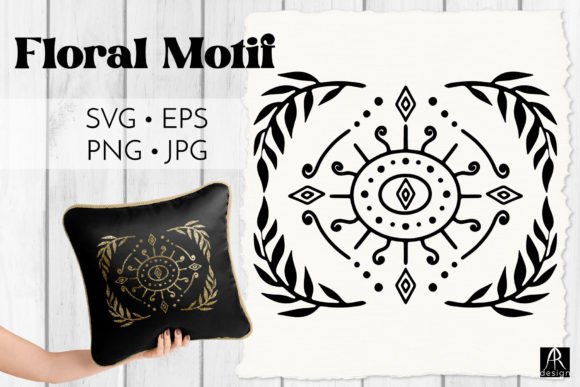 Download Black Geometric Ethnic Motif Clipart PNG - Motif Collection