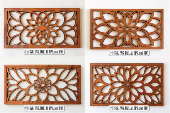 Download Laser Cut Mandala Wall Decor SVG Bundle - Wall decor Collection
