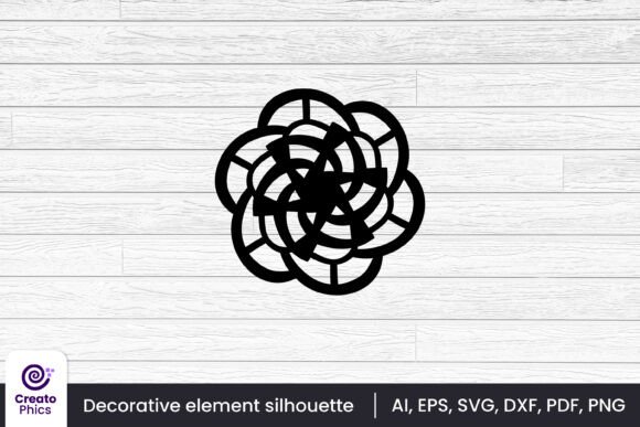 Download Floral Element Silhouette Decorative SVG - Floral element Collection
