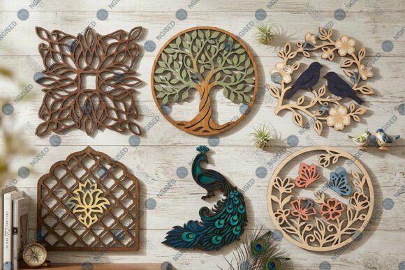Download Laser Cut Wall Decor Bundle SVG - Wall decor Collection