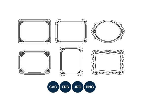 Download Vintage Ornamental Frame Collection - Collection Collection