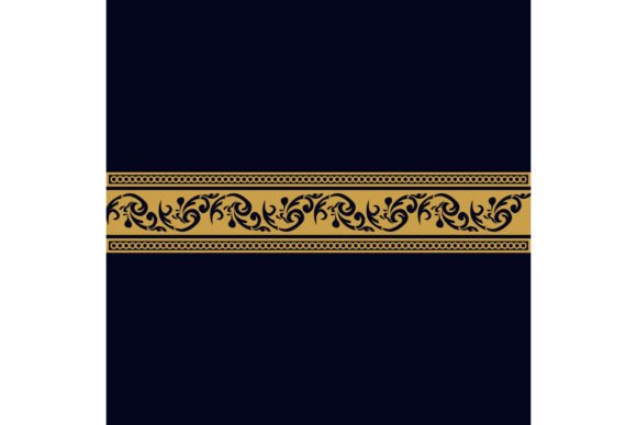 Download Vintage Pattern Border Motif Pilar Art - Motif Collection