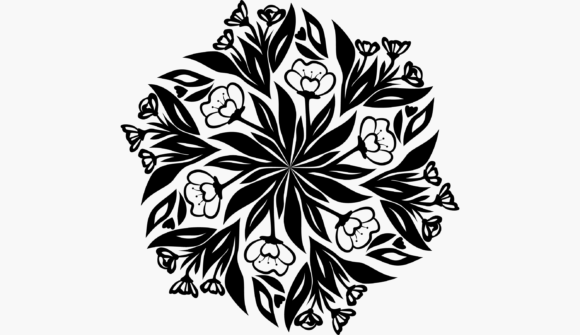 Download Circle Floral Motif - Premium Resources