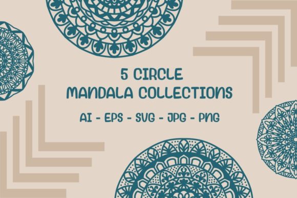 Download 5 Circle Mandala Collection - Collection Collection